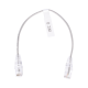 Cable de Parcheo Slim UTP Cat6 - 30 cm Gris Diámetro Reducido (28 AWG)