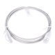 Cable de Parcheo Slim UTP Cat6 - 1.5 m Gris Diámetro Reducido (28 AWG)