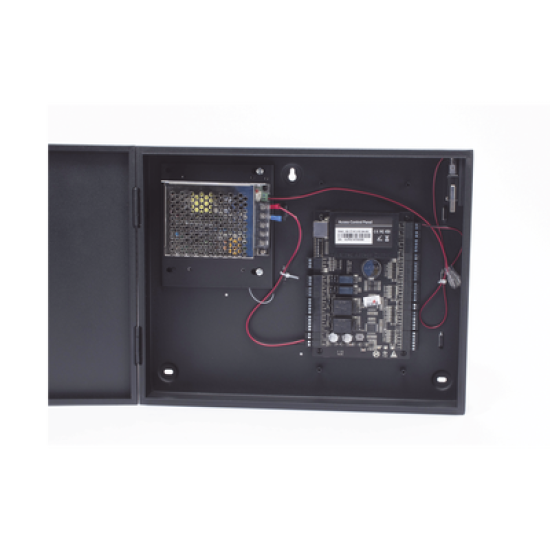 C3200 Panel de Control de Acceso para 2 Puertas / Fácil Administración / 30,000 Tarjetas / Incluye Gabinete y Fuente de Alimentación 12Vcc/3A / Software GRATIS