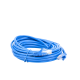 Cable de parcheo UTP Cat5e - 7.0 m - azul