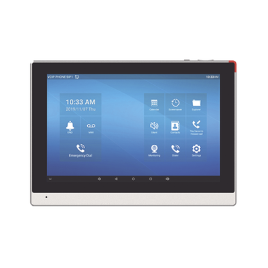 Monitor IP/SIP para interior con Android, Wi-Fi, pantalla táctil de 10.1