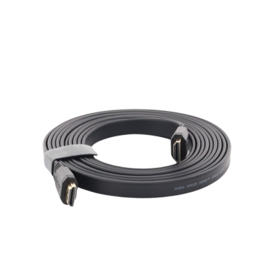 Cable HDMI 2.0 Plano de 3 m / 4K@60Hz / HDR / 3D / HEC (Canal Ethernet HDMI) / ARC (Canal de Retorno de Audio) / Color Profundo de 48 bits / Audio de 32 canales / HDCP /Audio Dolby True HD 7.1 / 18 Gbps / Estañado y Triple Blindaje / Anti Interfere