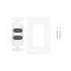 Placa de pared de 2 puertos HDMI hembra a hembra 