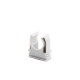 Soporte de presión (Abrazadera), PVC Auto-extinguible, abierto para tubería de 16 mm 