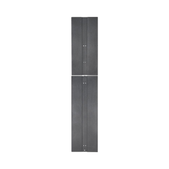 Tapa Final de Fila, Para Organizador Vertical PE2V PatchRunner™ 2, de 45 UR, Color Negro