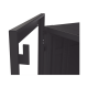 Gabinete Profesional para Telecomunicaciones de 24UR, 600 mm de Ancho x 1000 mm de Profundidad, Se envía el Gabinete Armado.