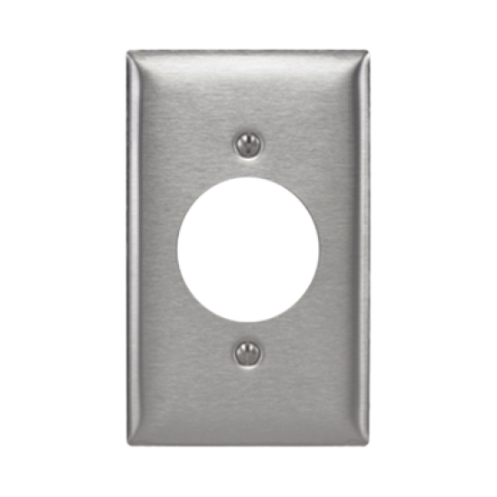 Placa para Receptaculo Sencillo 20 y 30 A de Media Vuelta/ 1.6