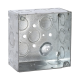 Caja Cuadrada Galvanizada  de 4