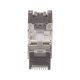 Plug RJ45 Blindado, Instalación Recta, Terminación en Campo Certificable, Compatible con Cat5e, Cat6 y Cat6A, Color Plata, Paquete de 10 Piezas