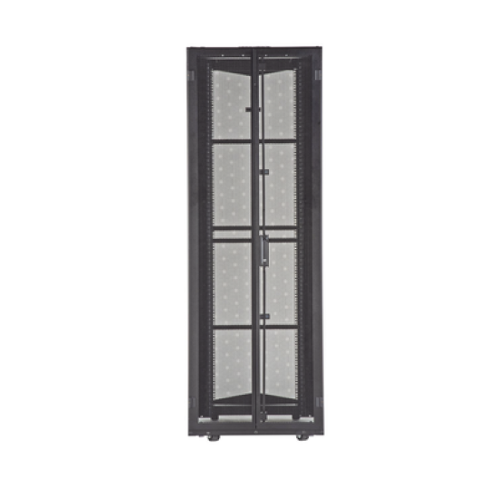 Gabinete FlexFusion para Centros de Datos, 42 UR, 600 mm de Ancho, 1070 mm de Profundidad, Fabricado en Acero, Color Negro