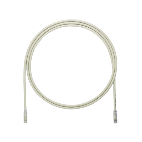Cable de Parcheo UTP, Cat6A, 24 AWG, CM, Color Gris, 7ft