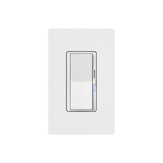(Caseta Wireless) DIVA Atenuador de pared. Aumenta/Disminuye Intensidad de Iluminación.  No requiere cable neutro. 150W LED / 600W INC/HAL