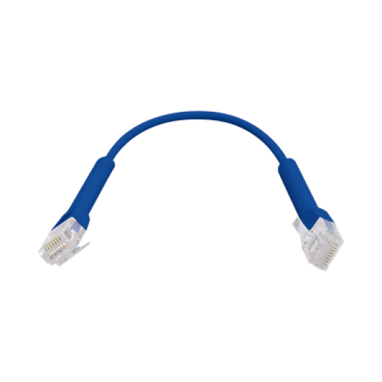 UniFi Ethernet Patch Cable Cat6 de 22 cm, color azul