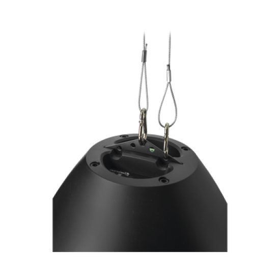 Altavoz colgante | 8 in | 70v /100v | 8 Ohms | 125 Watts | Negro