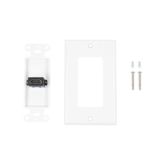 Placa de pared 1 puerto HDMI hembra a hembra 