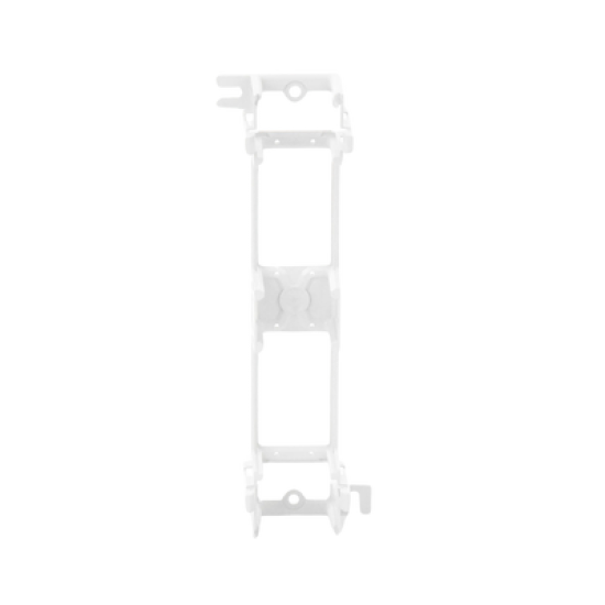 Montaje de Pared para Panel de Parcheo de 12 puertos, Color Blanco