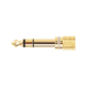 Adaptador (Convertidor) de Audio 3.5mm Hembra a 6.5mm Macho / Plug & Play / Superficie de Rosca Antideslizante / Calidad de sonido sin pérdidas