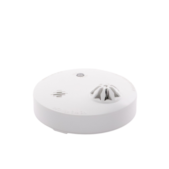 (AX PRO) Detector de Temperatura Inalámbrico para Panel de Alarma HIKVISION / Interior / Soporta Funcionalidad Autónoma / Alerta cuando Excede los 57°C / No compatible con el panel DS-PHA64-LP