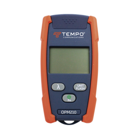 Medidor de Potencia (Micro OPM) para Fibra Óptica con Localizador Visual de Fallos (VFL), entrada universal de 2.5 mm (para conectores SC, ST y FC)