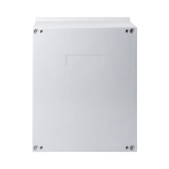 Gabinete de Poliéster IP65 Puerta Transparente, Uso en Intemperie (400 x 500 x 200 mm) con Placa Trasera Interior de Plástico (Incluye Chapa y Llave).