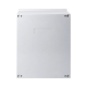 Gabinete de Poliéster IP65 Puerta Transparente, Uso en Intemperie (400 x 500 x 200 mm) con Placa Trasera Interior de Plástico (Incluye Chapa y Llave).