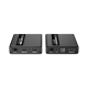 Kit extensor KVM (HDMI y USB) | 40m 4k@30Hz 40m | 1080P@60Hz | Cat 6, 6a y 7 | CERO LATENCIA | HDR | Salida Loop | Uso 24/7 | Salida de audio de 3.5mm | Transmite el Video y Controla tu DVR vía USB a distancia.
