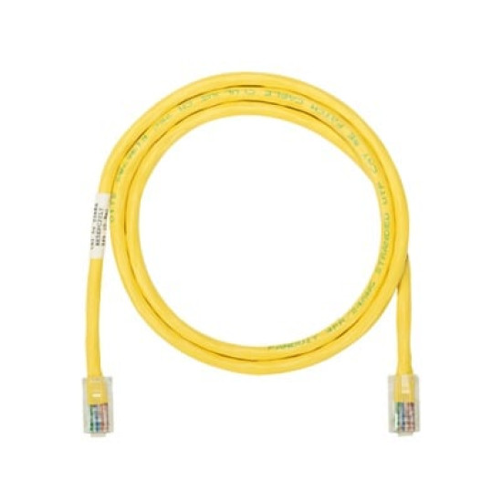 Cable de parcheo UTP Categoría 5e, con plug modular en cada extremo - 1.5 m. - Amarillo Cable de parcheo UTP Categoría 5e, con plug modular en cada extremo - 1.5 m. - Amarillo