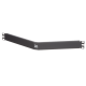 Tapa Ciega Para Rack Estándar de 19in, Angulado, de Acero, 1UR, Color Negro