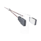 Brazo Octogonal de Aluminio de 3 Piezas / Longitud 27 pies / Solo Compatible con Barrera 1602