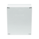 Gabinete de Poliéster IP65 Uso en Intemperie (400 x 500 x 200 mm) con Placa Trasera Interior de Plástico (Incluye Chapa y Llave).