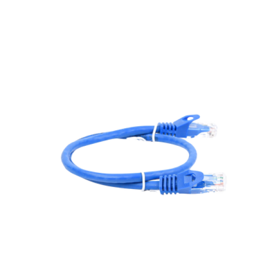 Cable de parcheo UTP Cat6 - 0.5 m - azul