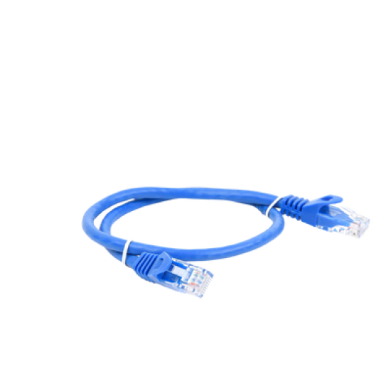 Cable de parcheo UTP Cat6 - 0.5 m - azul