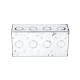 Caja Multigang de 4 Gangs,/ Profundidad de 2-1/2