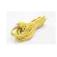 Extensión Eléctrica de Uso Rudo Aterrizada 5 metros /127 V CA 10 A Máximo / Color Amarillo.