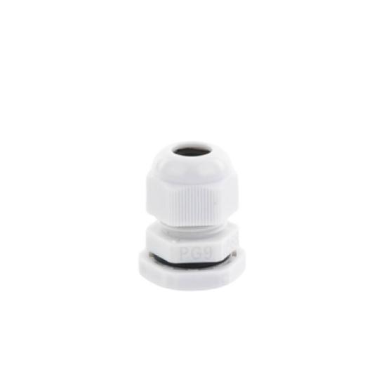 Conector Plástico Tipo Glándula para Cable de 4 a 8 mm de Diámetro.