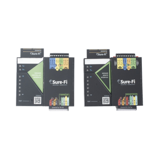 Convertidor de lectora para control de acceso (cableado a inalámbrico) / 1 Wiegand / 2 Relevadores / 2 Entradas / Atraviesa hasta 1.6 KM En Construcción o Material
