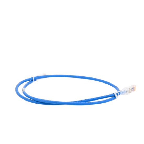 Patch Cord MC6 Modular Cat6 UTP, CM/LS0H, 3ft, Color Azul, Versión Bulk (Sin Empaque Individual)