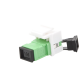Acoplador Keystone de fibra óptica Monomodo SC/APC Simplex a SC/APC 