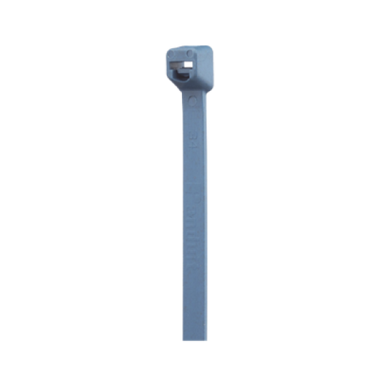 Cincho Pan-Ty™ 203mm Largo x 3.4mm ancho,  Intermedio de Nylon 6.6 y Metal Detectable, Color Azul. 100 Piezas.