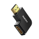 Adaptador HDMI Tipo L Macho a Hembra / Hacia Abajo / HDMI 2.0  4K@60Hz / Proporciona Flexibilidad Sin Doblar los Cables HDMI