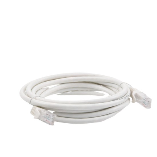 Cable de parcheo UTP Cat6 - 3.0 m - blanco