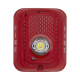 Lámpara LED Estroboscópica para Montaje en Pared, Color Rojo, Nivel de Candelas Seleccionable, Nuevo Diseño Moderno y Elegante y Menor Consumo de Corriente