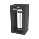 Gabinete para Montaje en Pared, Puerta de Cristal Templado, Cuerpo Fijo con Rack 19