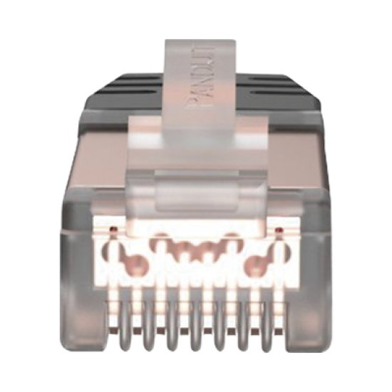 Plug RJ45 Cat6 Blindado, Para Cable Calibre 24-26 AWG, Chapado en Oro de 50 micras, Paquete de 100 piezas