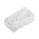 Bote con 100 Piezas de Plug Modular RJ45 Cat5e sin blindaje, chapado de oro a 30 micras para durabilidad extrema