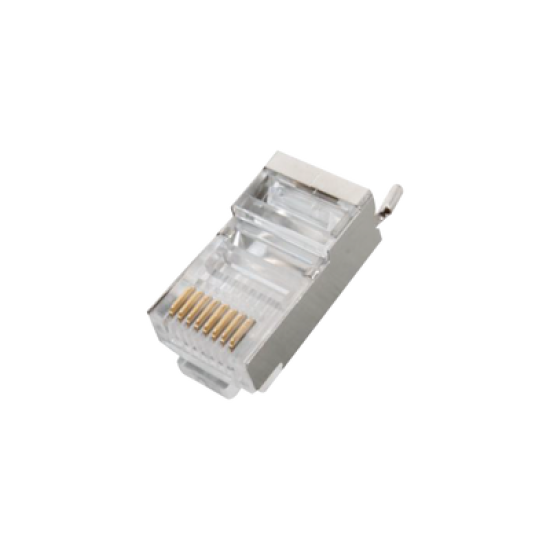 Conector RJ45 para Cable FTP/STP Categoría 5E - Blindado sin pin a tierra