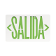 Letrero LED DUAL de SALIDA Universal con alto brillo/uso en pared, lateral o techo/Batería de Respaldo Incluida.