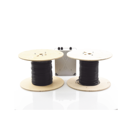 MICALERT Cable Sensor para Paredes, barandales, rejas rigidas / 2 zonas de 152 metros / 304 Metros de protección total/Tarjeta LPU400/Calibración via software