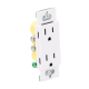 Tomacorriente receptáculo convencional  120V, 15A, color blanco.