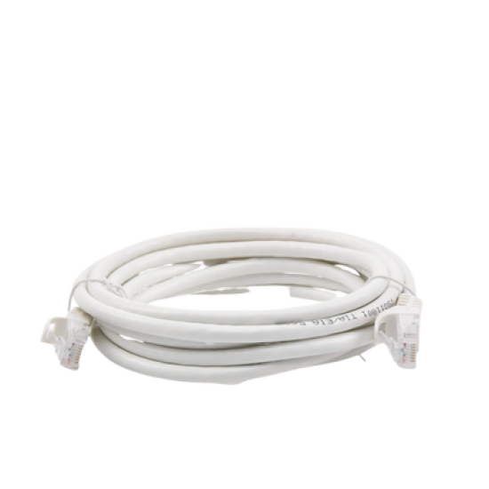 Cable de parcheo UTP Cat6 - 3.0 m - blanco